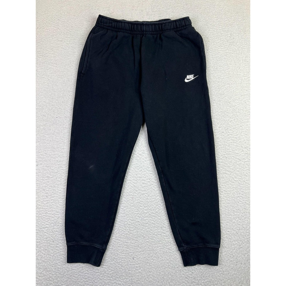 Nike‎ Pants Mens Medium Black Sportswear Fleece Sweatpants Joggers BV2671-010